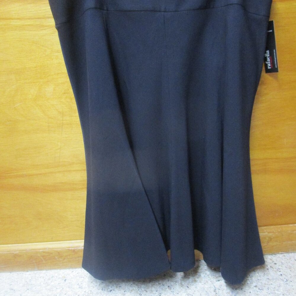Rafaella Form + Function Womens black 18W 2 way stretch gab skirt NWT